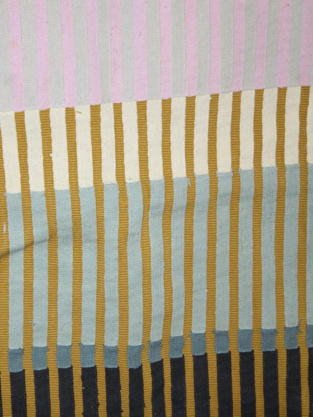 West Elm. Striped Pillow Cover – Blue & Mustard. Sz. 20